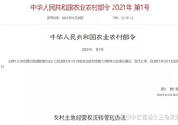 土地流转相关政策2021年