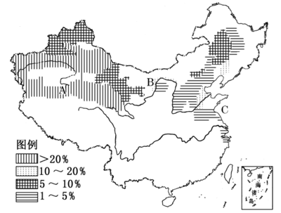 优等地占全国耕地的比例