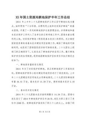 耕地优化配置工作总结